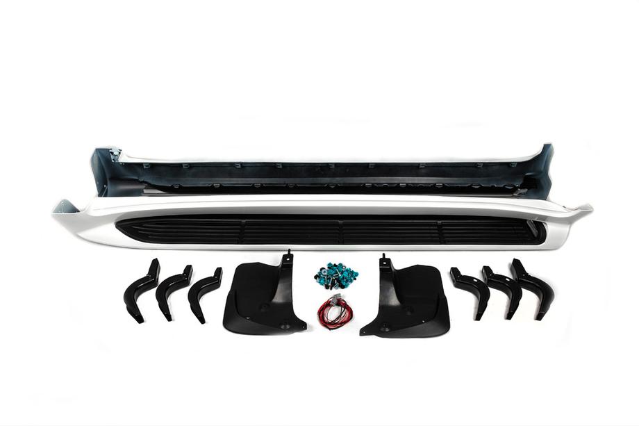 Lexus LX570/450d 2008-2022 Seitenschweller mit LED (Design Lexus 2012-2016) Weiss Foto 5