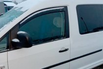 Volkswagen Caddy 2015-2020 Windabweiser zum Einstecken (2 Stk, HIC) Foto 4
