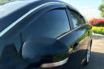 Honda Crosstour 2009-2015 Windabweiser mit Chromleisten (4 Stk, HIC) Foto 1
