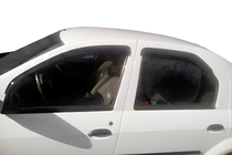 Dacia Logan I 2008-2012 Windabweiser (4 Stk, HIC) Foto 1