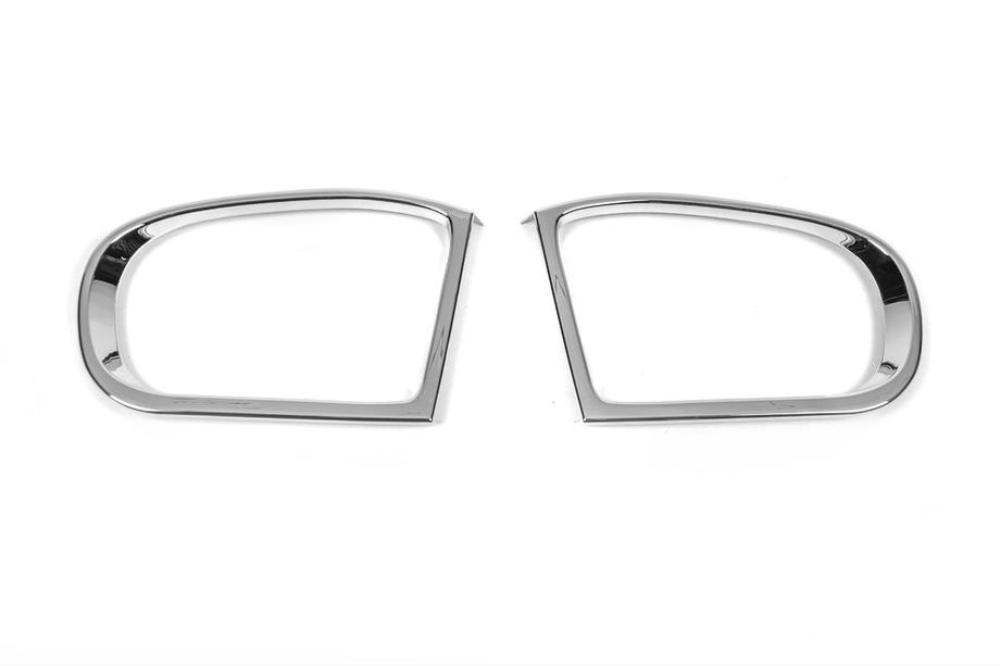 Mercedes C-class W203 2000-2007 Spiegelblenden Chrom (2 Stk., Kunststoff) Foto 3