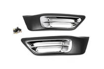 Honda CRV 2001-2006 Chrom Abdeckungen für Nebelscheinwerfer (2 Stk., Kunststoff) Foto 2