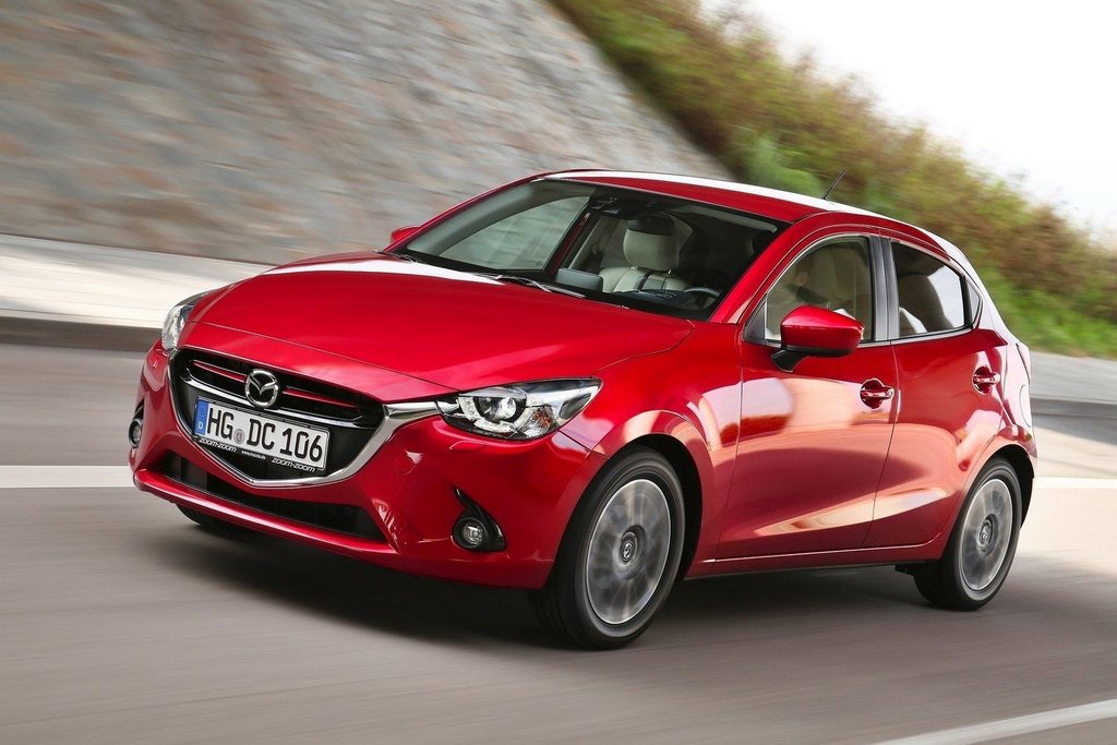 Der kompakte Fünftürer des Mazda 2