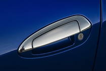 Fiat Punto Grande/EVO 2006-2018 Chrom Türgriffblenden mit oberem Teil (4-türig, Edelstahl) OmsaLine - Italienischer Edelstahl Foto 1