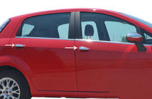 Fiat Punto Grande/EVO 2006-2018 Chrom Türgriffblenden (4-türig, Edelstahl) Carmos - Türkischer Edelstahl Foto 1