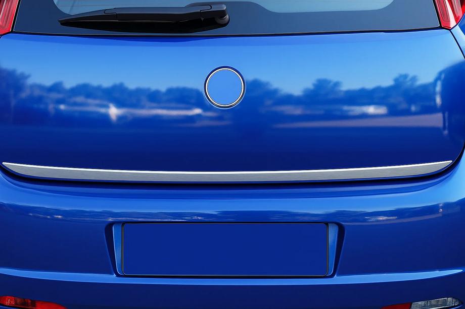 Fiat Punto Grande/EVO 2006-2018 Kofferraumleiste Edelstahl Foto 1