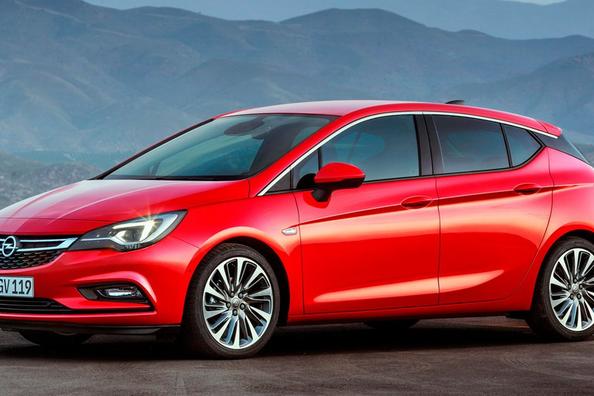 Übersicht fünftürige Fließheck Opel Astra K