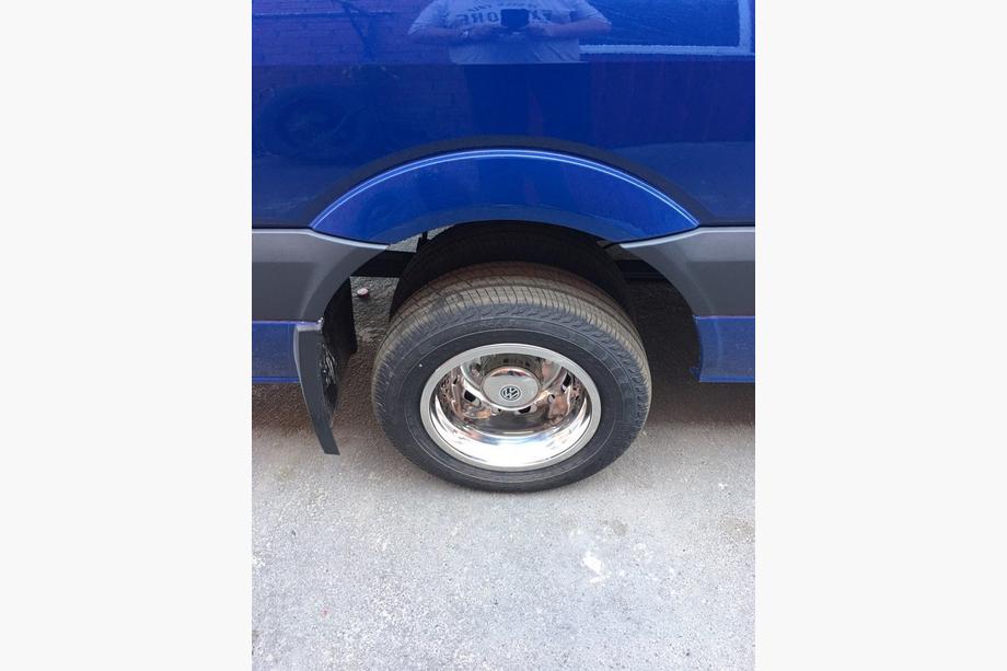 Mercedes Sprinter W906 2006–2018 Edelstahl Radkappen Exklusiv V1 (2-teilige, 4 Stk) 2006-2013 Foto 5