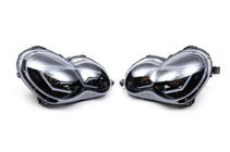 Mercedes C-class W203 2000-2007 Frontscheinwerfer mit LED-Tagfahrlicht (2 Stk) Dunkel Foto 7