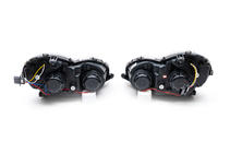 Mercedes C-class W203 2000-2007 Frontscheinwerfer mit LED-Tagfahrlicht (2 Stk) Dunkel Foto 6