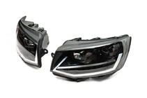 Volkswagen T6 2015-2024 Vorder-Scheinwerfer mit LED-Tagfahrlicht Schwarz (2015-2019, 2 Stk.) Foto 4