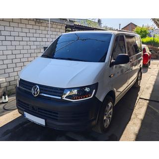 Vorder-Scheinwerfer mit LED-Tagfahrlicht Schwarz (2015-2019, 2 Stk.) Volkswagen T6 2015-2024 Foto 1