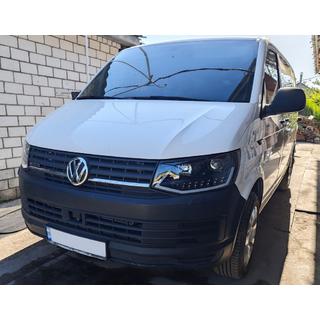 Vorder-Scheinwerfer mit LED-Tagfahrlicht Schwarz (2015-2019, 2 Stk.) Volkswagen T6 2015-2024 Foto 2