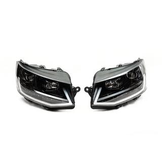 Vorder-Scheinwerfer mit LED-Tagfahrlicht Schwarz (2015-2019, 2 Stk.) Volkswagen T6 2015-2024 Foto 3