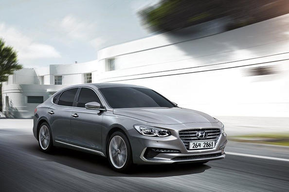 Die sechste Generation der Limousine Hyundai Grandeur Foto 3