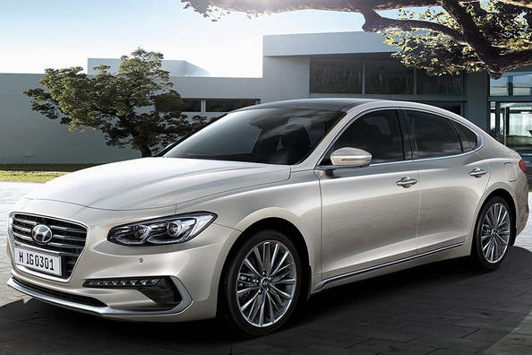 Die sechste Generation der Limousine Hyundai Grandeur Foto 5