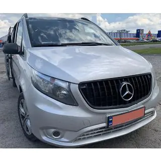 Frontgrill GT Panamericana Schwarz (2014-2023 für Vito W447) Foto 1