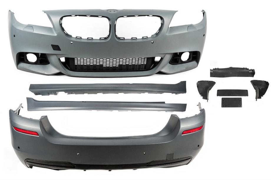 BMW 5 Series F10/F11 2010–2016 Bodykit (M-Performance LCI) Einzel-Auspuff mit beidseitigem Endrohr Foto 2