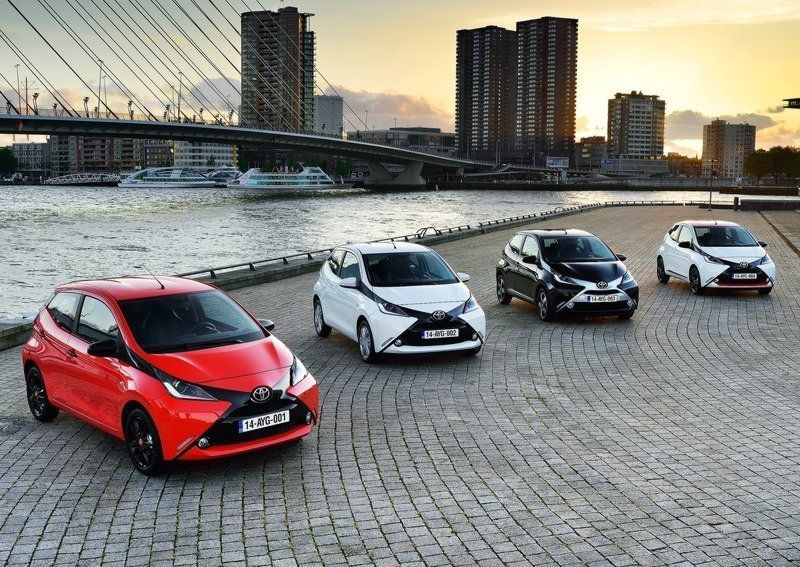 Übersicht der zweiten Generation des Toyota Aygo Fließheck