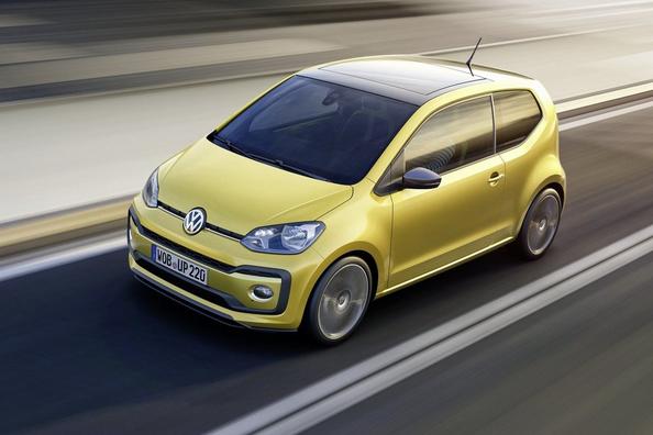 Übersicht der aktualisierten städtischen Fließheck Volkswagen up!