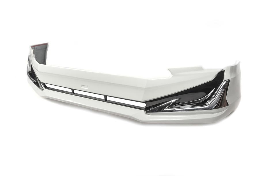 Toyota Land Cruiser Prado 150 2009-2023 Stoßstangenabdeckungen vorne und hinten Modelista V3-LED (2017-) Schwarz Foto 10