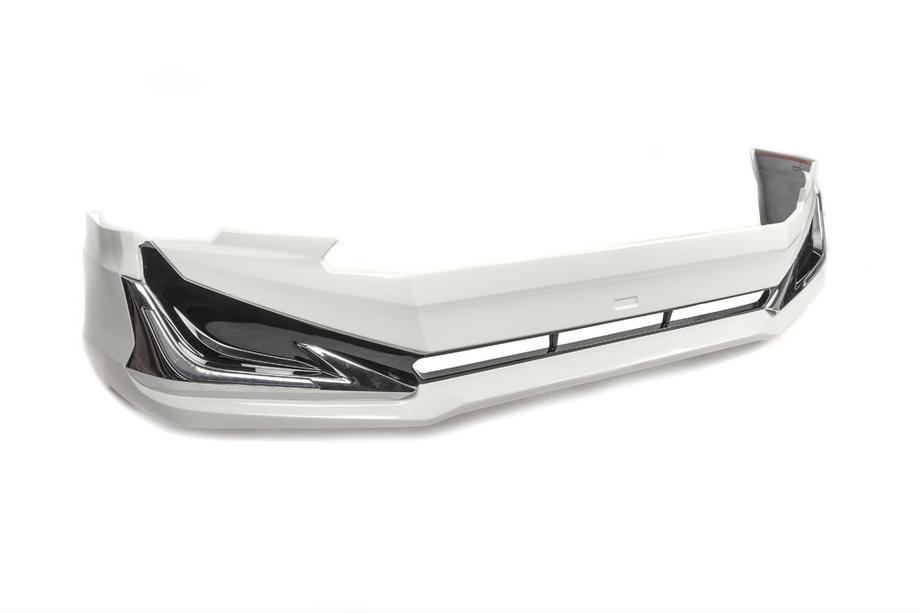 Toyota Land Cruiser Prado 150 2009-2023 Stoßstangenabdeckungen vorne und hinten Modelista V3-LED (2017-) Schwarz Foto 9