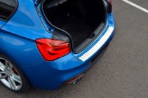 Ford Fiesta 2017- Heckstoßstangenabdeckung OmsaLine (Edelstahl) Foto 3