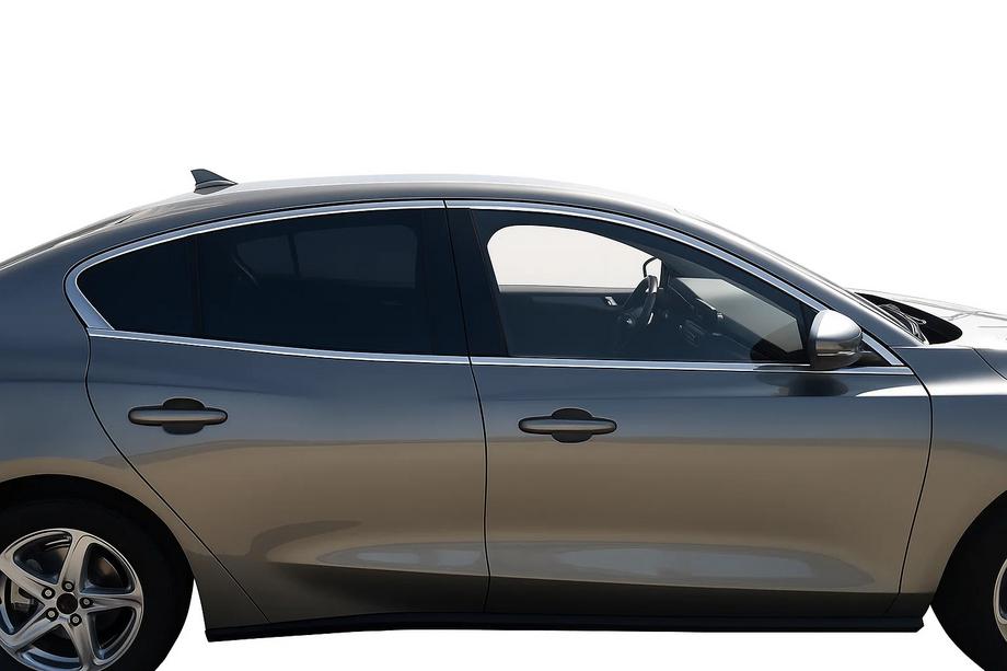 Ford Focus IV 2018- Fensterzierleisten oben OmsaLine HB, SD (4 Stk, Edelstahl) Image