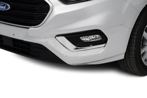 Ford Custom 2013-2022 Abdeckungen für Nebelscheinwerfer 2018+ (2 Stk., Edelstahl) Carmos - Türkischer Edelstahl Foto 1
