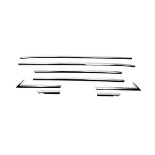 Fensterleisten unten Edelstahl (8 Stk.) Opel Crossland X 2017-2024 Foto 2