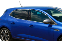 Renault Megane IV 2016-2025 Komplett Fensterrahmen Abdeckung (HB, 12-tlg., Edelstahl) Foto 1