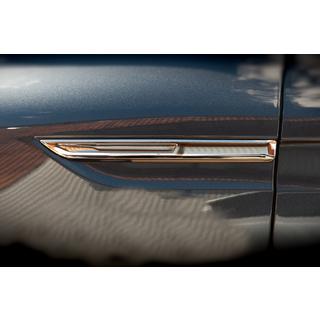 Chrom Blenden Blinker 2016-2020 (2 Stk., Edelstahl) Renault Megane IV 2016-2025 Foto 2