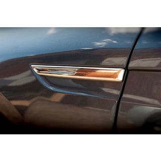 Chrom Blenden Blinker 2016-2020 (2 Stk., Edelstahl) Renault Megane IV 2016-2025 Foto 3
