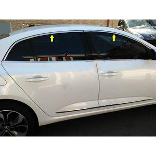 Fensterzierleisten oben Edelstahl 6-tlg Sedan Renault Megane IV 2016-2025 Foto 1