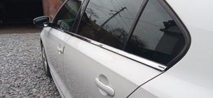 Volkswagen Jetta 2011-2018 Fensterleisten unten Edelstahl (6 Stk) Carmos - Türkischer Edelstahl Foto 5