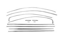 Volkswagen Jetta 2011-2018 Komplette Fensterumrandung Edelstahl (12-tlg.) Carmos - Türkischer Edelstahl Foto 2
