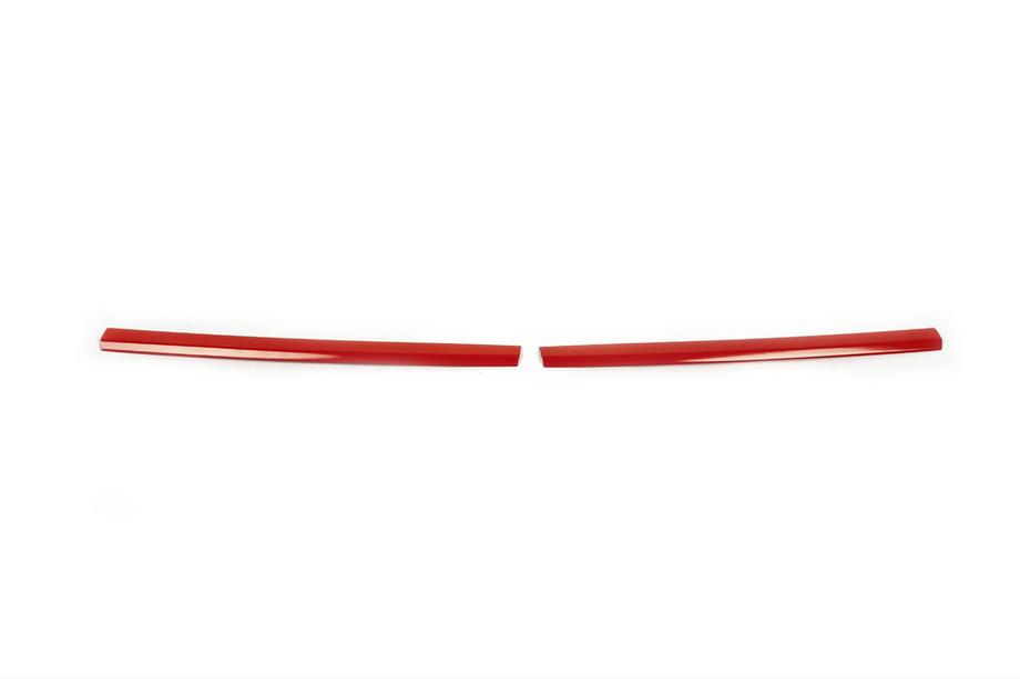 Volkswagen T6 2015-2024 Obere Kühlergrill Blenden 2015-2019 (2 Stk, rot) Foto 2