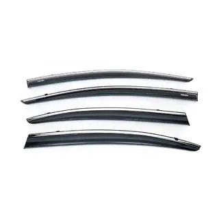 Windabweiser mit Chromleiste (4 Stk, Niken) Honda Civic Sedan IX 2011-2016 Foto 2