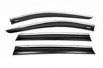 Nissan X-trail T32/Rogue 2014-2021 Windabweiser mit Chromleiste (4 Stk., Niken) Foto 7