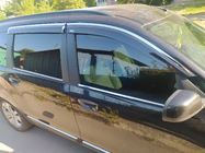 Dacia Lodgy 2012-2022 Windabweiser mit Chromleiste (4 Stk, Niken) Foto 4