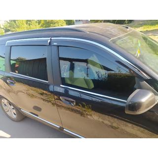 Windabweiser mit Chromleiste (4 Stk, Niken) Dacia Lodgy 2012-2022 Foto 4