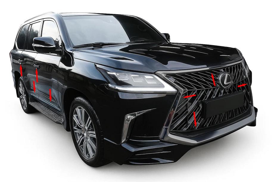Lexus LX570/450d 2008-2022 BlackEdition Bodykit (für TRD 2016+) Image
