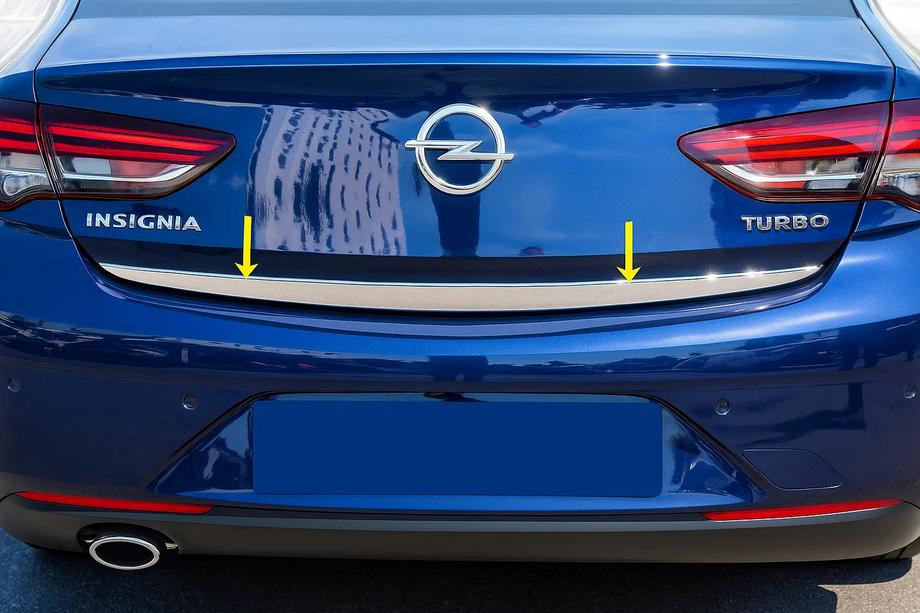 Opel Insignia 2017-2022 Kofferraumleiste (1 Stk, Edelstahl) Image