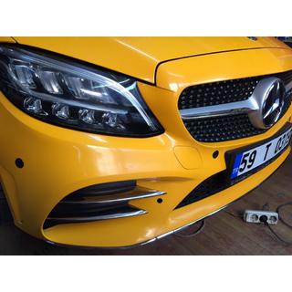 Chrom Abdeckungen für Nebelscheinwerfer passend für AMG (4 Stk) Foto 2