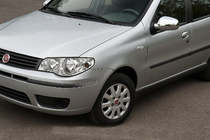 Fiat Albea 2002-2012 Spiegelabdeckungen (2011↗, 2 Stk, Kunststoff) Carmos - ABS Foto 1