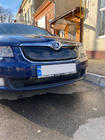 Skoda Superb 2009-2015 Winterabdeckung für Kühlergrill (Oben, 2008-2013) Glänzend Foto 5