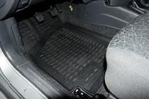 Chevrolet Lanos 1998–2017 Gummimatten für den Innenraum (4 Stk, Novline) Foto 2