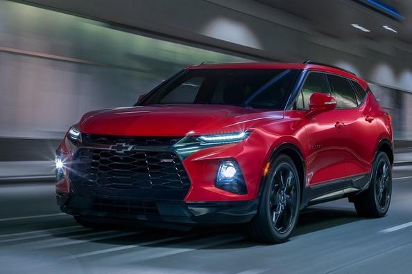 Übersicht über mittelständische Crossover-Chevrolet Blazer
