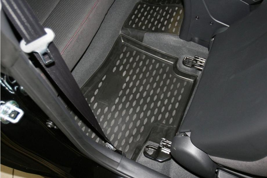 Kia Cerato 2 2010-2013 Gummifußmatten Innenraum (4 Stk, Novline) Koup Foto 3