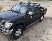 Nissan Navara 2006-2015 Dachreling mit Querträgern (2 Stk, Chrom) Foto 1